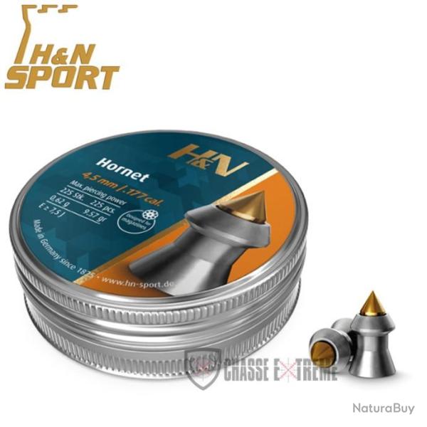 225 Plombs H&N Hornet cal 4.5 mm