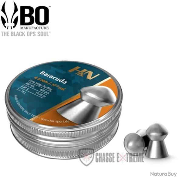 400 Plombs H&N SPORT Baracuda cal 4.5 mm