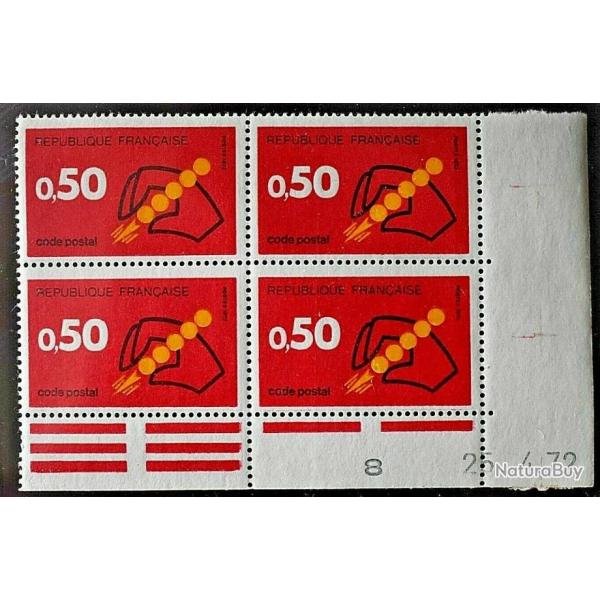 Code Postal - Coin Dat� - Neuf - 25/04/1972