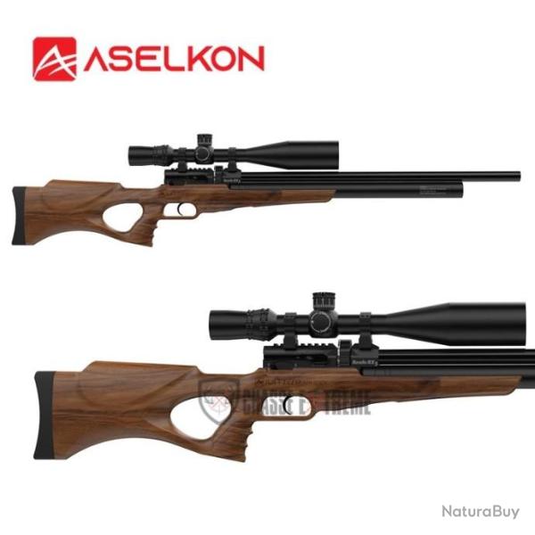 Carabine ASELKON PCP Rx5 Ravello R�gulateur Jet Black 19j cal 4.5 mm