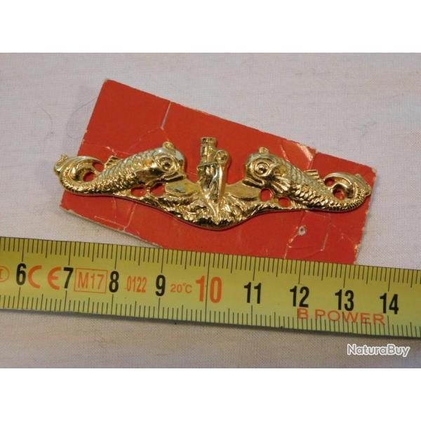 U.S. NAVY - SOUS MARINS - SUBMARINES - BREVET QUALIFICATION  - OFFICIER