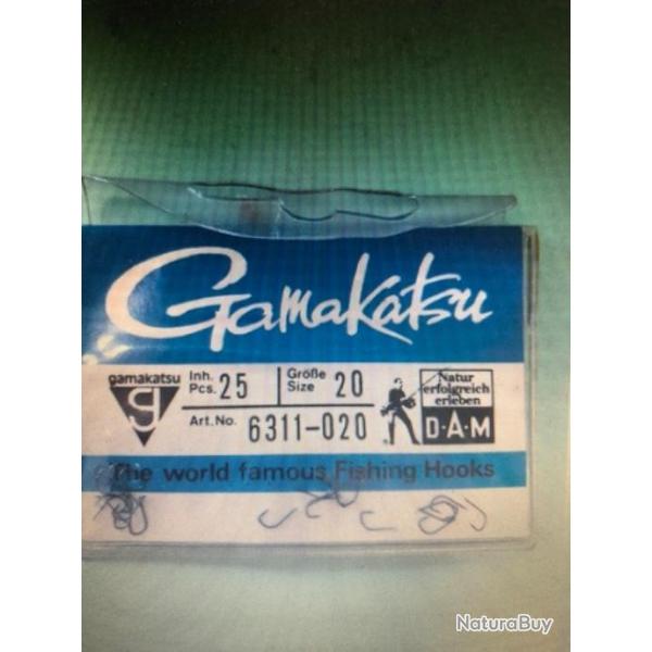25 hame�on n 20 palette ref 6311 bleu droit rond tige moyenne simple peche gamakatsu coup anglaise