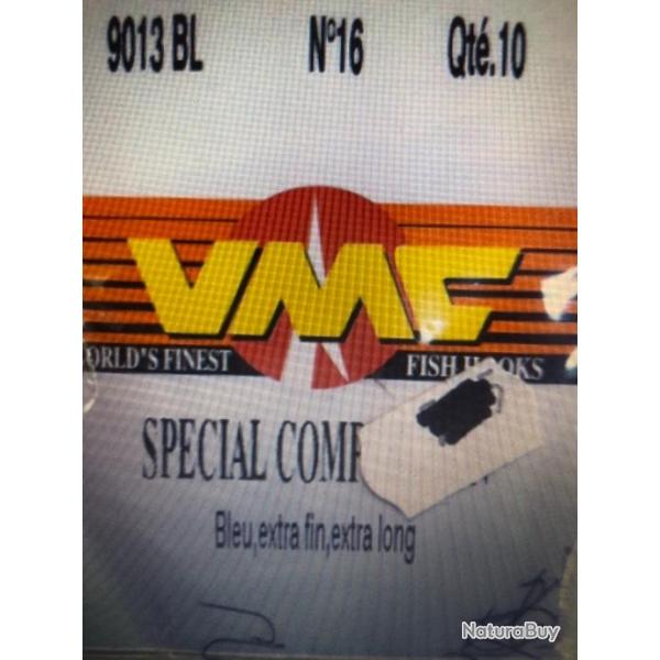 80 Hame�on n 16 palette ref 9013 bleu extra fin droit tige longue peche coup vmc