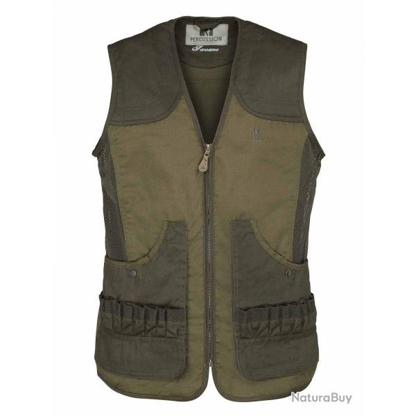 Gilet de chasse Savane kaki Percussion