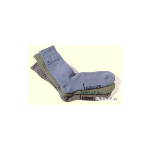Chaussettes courtes LE LABOUREUR Gris 41/42