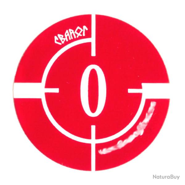 Pastilles autocollantes Svarog "0" pour cartouches de chasse - 300 pcs