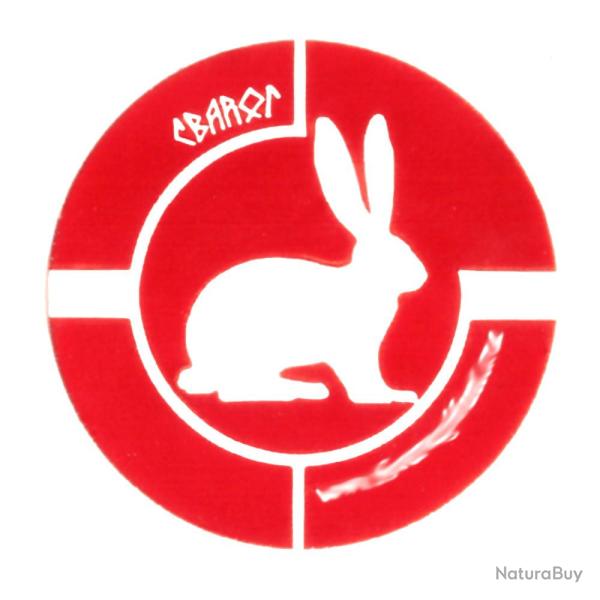 Pastilles autocollantes Svarog "Li�vre" pour cartouches de chasse - 300 pcs