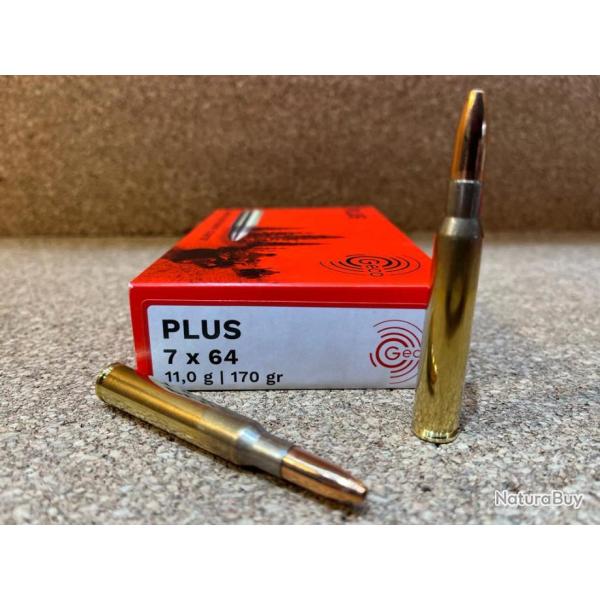 BOITE DE 20 CARTOUCHES GECO 7X64 PLUS 11GR