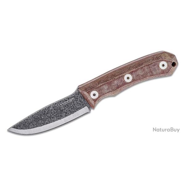 Couteau Condor Mountain Pass Carry Fixed Lame Acier 440C Manche Micarta Etui Salvador CTK283735C