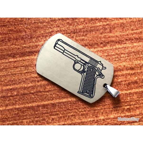 Pendentif Colt 1911 45acp
