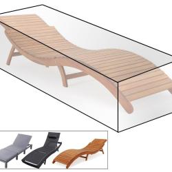 Housse de mobilier de jardin pour chaise longue &eacute;tanche transparente 19_0000973