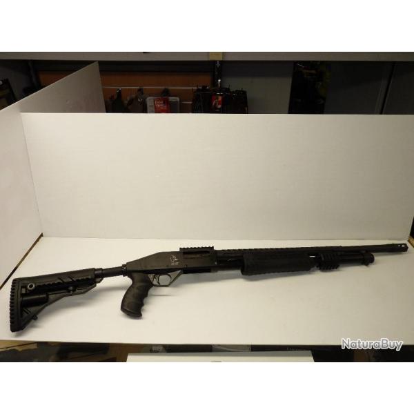 FUSIL A POMPE TAURUS MOD ST12 TACTICAL - CAL12/76 - CROSSE TACTIQUE - CAPACITE 4+1