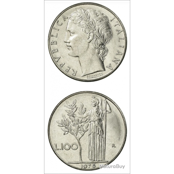 Collection monnaie 100 LIRE ITALIE 1976