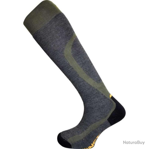 Chaussettes hautes MONNET PRO HUNTING kaki P43.44