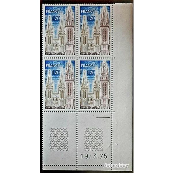 Saint-Pol-de-L�on et Notre Dame du Kreisker - Coin Dat� - Neuf - 03/1975