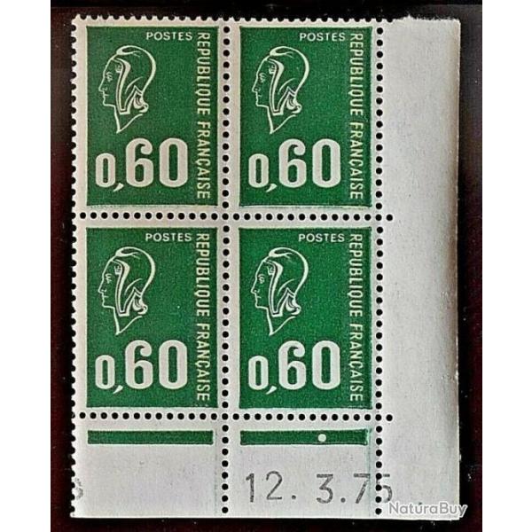 Type Marianne de B�quet - Coin Dat� - Neuf  - 12/03/1975