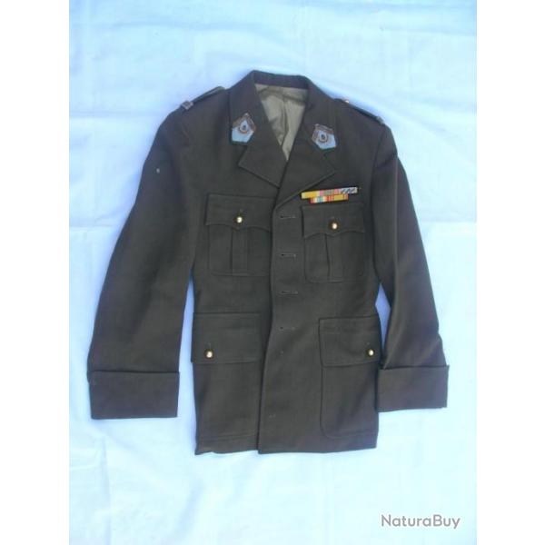 WW2/POSTWAR FRANCE VESTE D'OFFICIER FRANCAISE 8eme REGIMENT DU MAGHREB / AFRIQUE TAILLE M