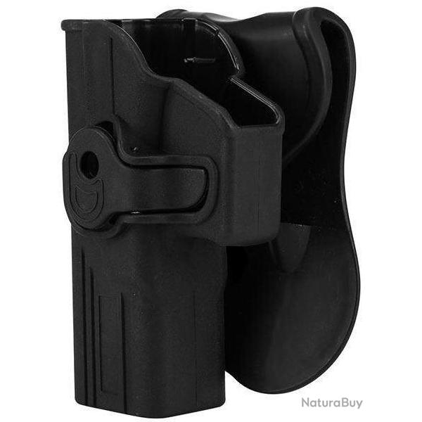 HOLSTER RIGIDE QUICK RELEASE POUR GLOCK 17 GAUCHER