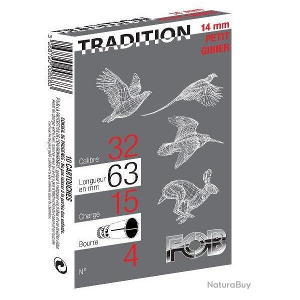 Cartouches Fob Tradition Cal 14 mm x 25