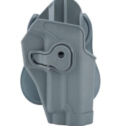 Holster rigide Quick Release pour P226 Droitier. Gris