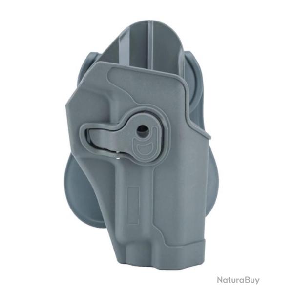 Holster rigide Quick Release pour P226 Droitier. Gris