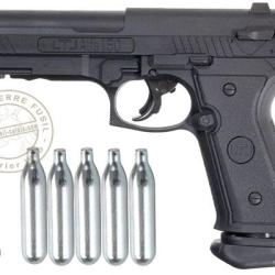 Pistolet CO2 &agrave; balles de caoutchouc Less Than Lethal Alfa 1.50 (16 Joules)