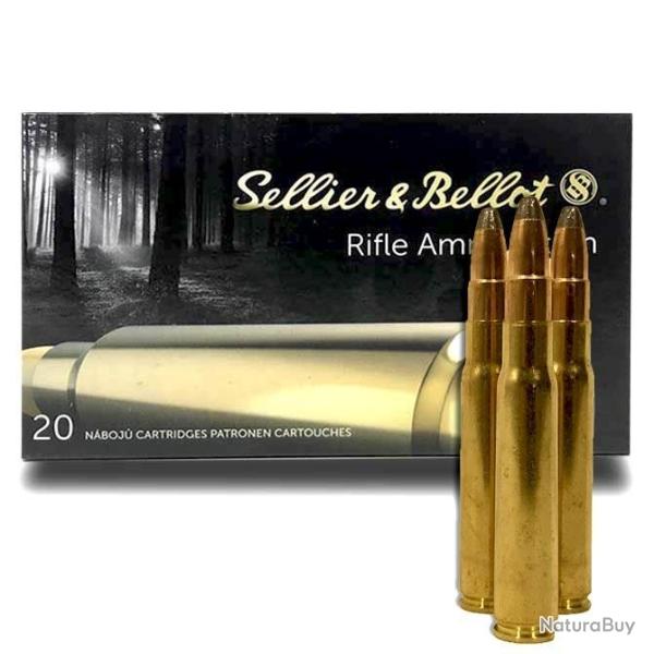 Munitions SELLIER BELLOT calibre 8x57 JS Softpoint 196gr - 12.7g x20