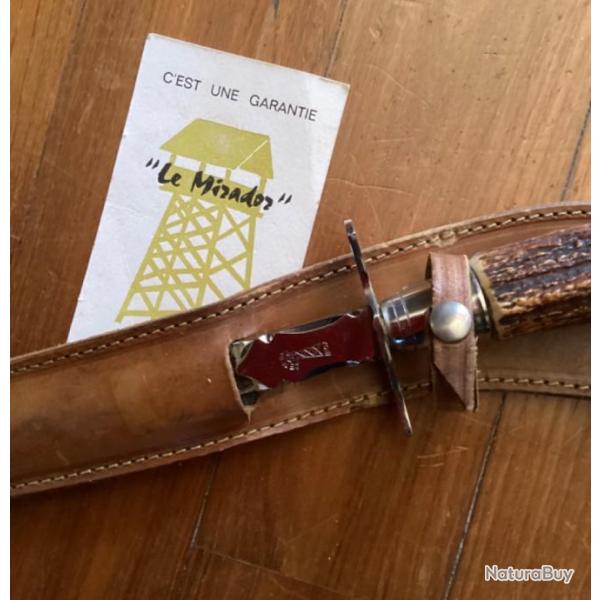 Magnifique Dague � servir faite � la main Le MIRADOR  Angel Navarro Couteau Collector