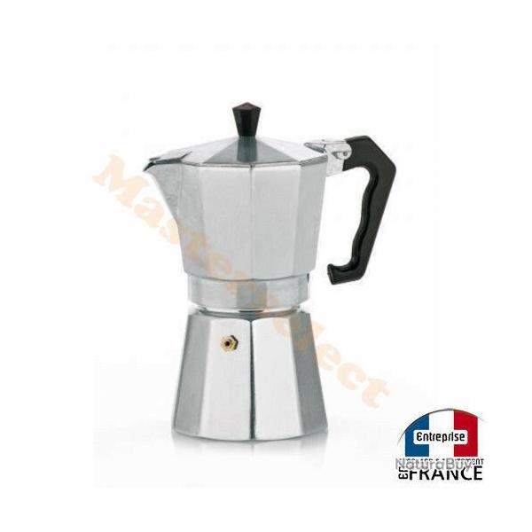 Cafeti�re italienne Classic expresso maker en alu 6 Tasses pour un bon caf� camping feu bois rechaud