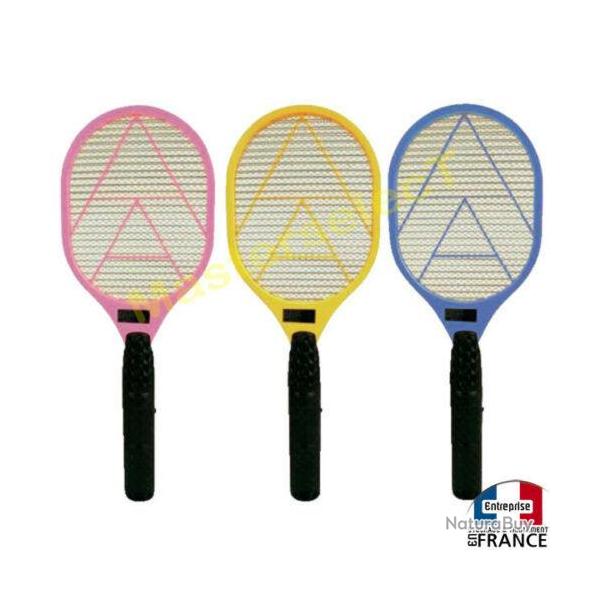LOT DE 2 x RAQUETTE ELECTRIQUE ECLAIR SPECIAL TUEUR DE MOUSTIQUE INSECTE VOLANT