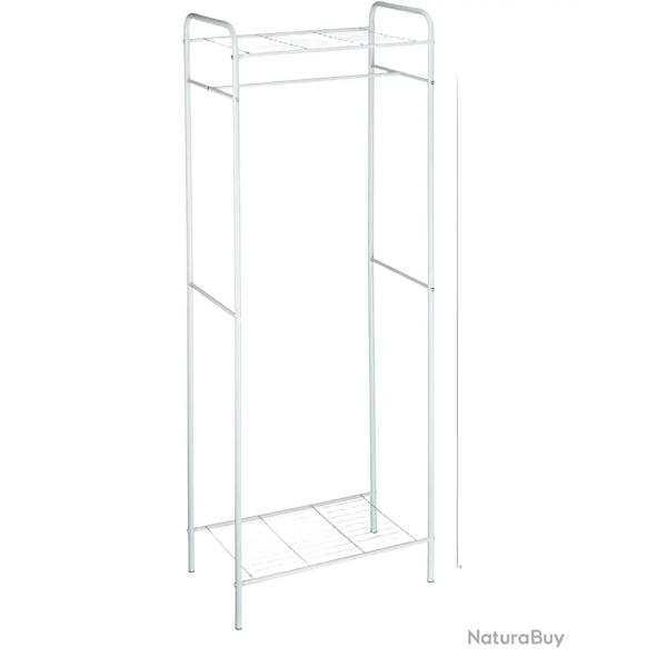 Portant � v�tements tringle 166 cm blanc 13_0002132