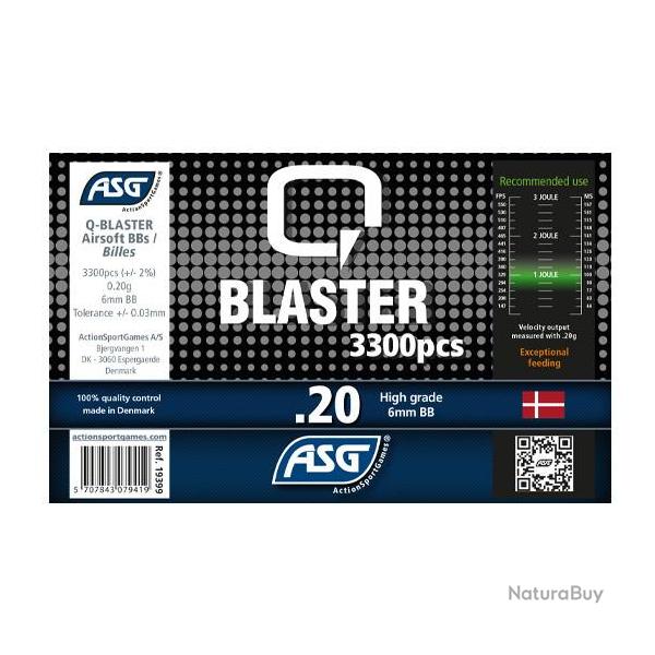 BILLES 0.20G Q BLASTER EN BOUTEILLE DE 3300 ASG