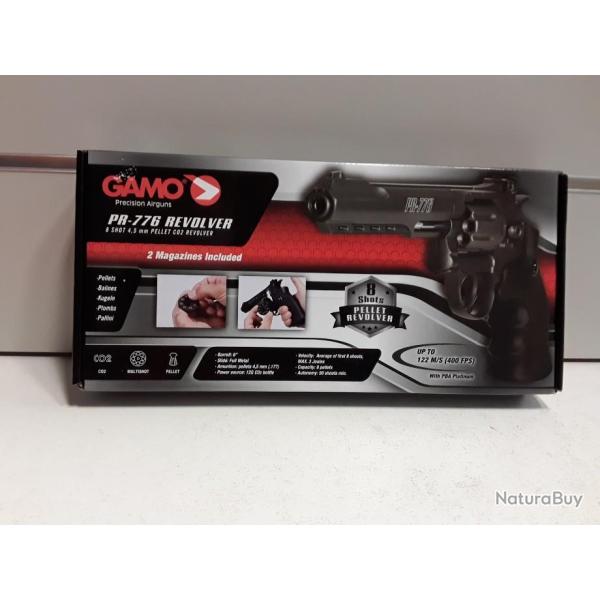 Revolver a plombs Gamo PR-776 cal.4,5mm noir 3,98joules