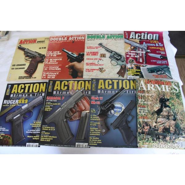 Lot 16 magazines sur arme