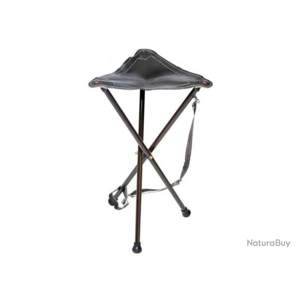 Tr�pied Januel En M�tal 65 cm Dessus Cro�te Marron