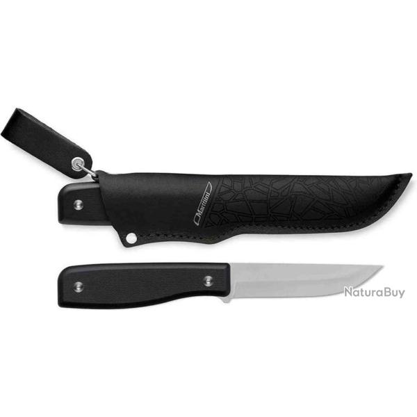 Couteau Marttiini MFT Lame Acier Inox Manche G10 Etui Cuir Made Finlande MN354010