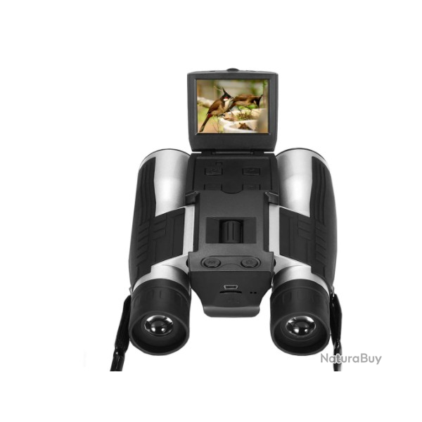 Jumelle 12x32 cam�ra avec �cran LCD 2 pouces