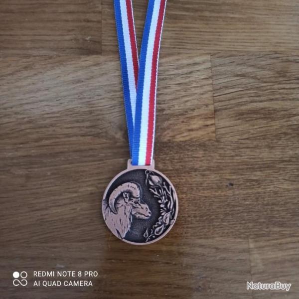 M�daille cotation troph�e mouflon �chelon bronze