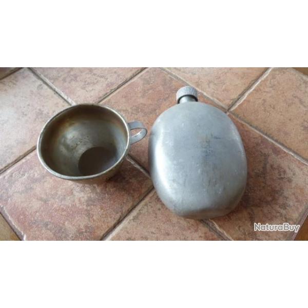 gourde allemande  priori et quart aluminium