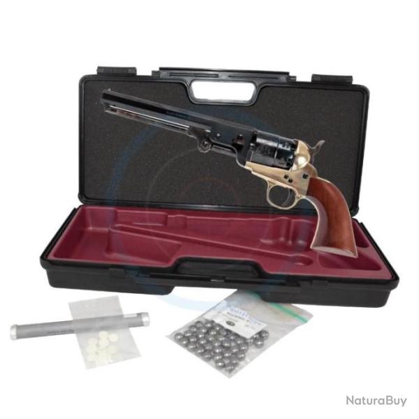 PACK Revolver Pietta 1851 Navy Laiton Calibre 44 PN Gravure Laser- REBTI44 - PI00003