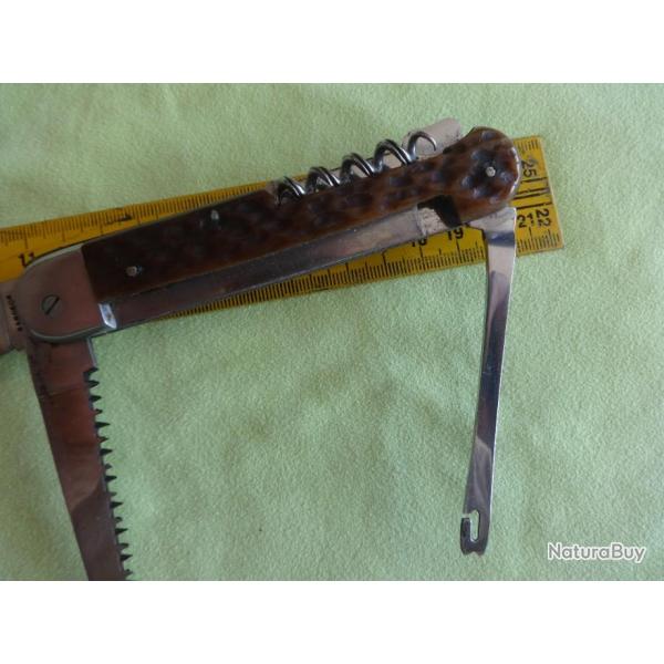 couteau pliant BARGEON sp�cial p�che d�gorgeoir chasse randonn�e survie randonn�e mer rivi�re bois