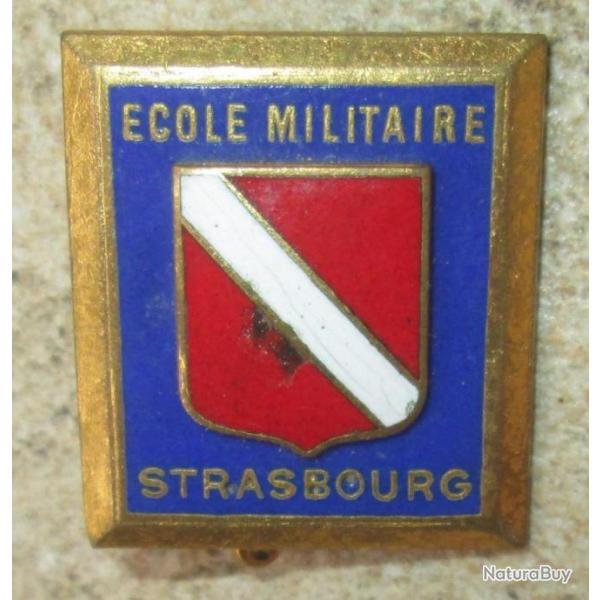 Ecole Militaire de Strasbourg, �mail, relief, dos guilloch�(�)