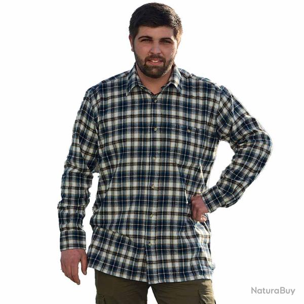 Chemise longue Chevron bleue 2XL (Taille 6)