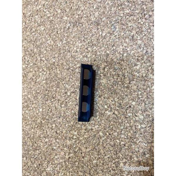 TRUGLO guidon rouge fluo fibre optique magnum magn�tique 1/4 FIN DE SERIE