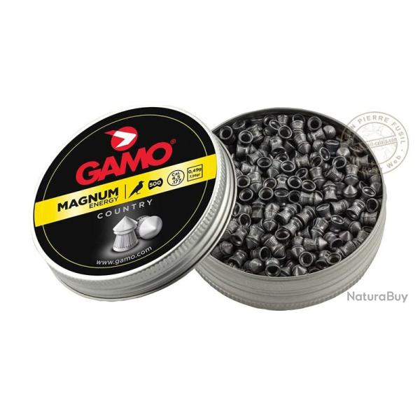 Plombs GAMO Magnum Energy - Calibre 4,5mm - 2 x 500