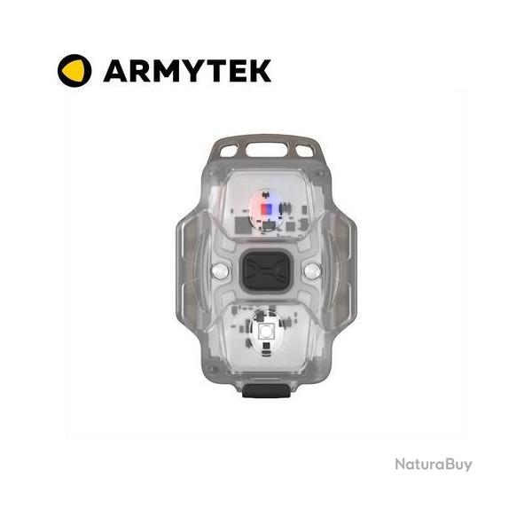 Lampe Armytek Crystal WRB ? 150 Lumens Blanc + Rouge/Bleu