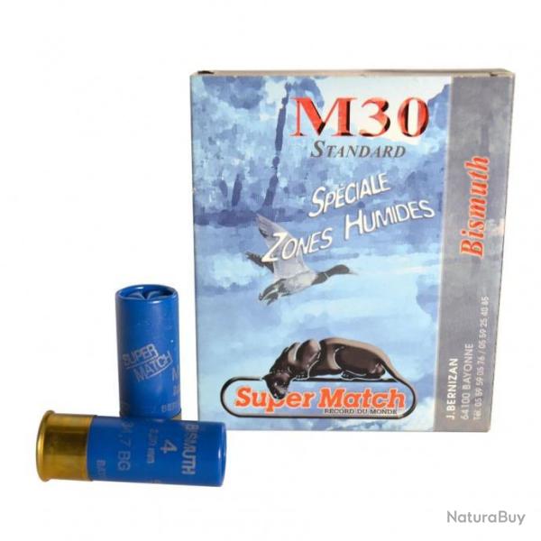 cartouches M30 Bismuth BG 34.7gr Cal 12x67 pb 1B ou 4B ou 7,5B oxyd�es