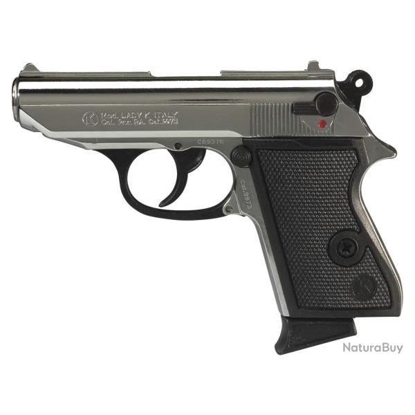 Pistolet alarme Kimar lady cal.9mm pak Nickel�