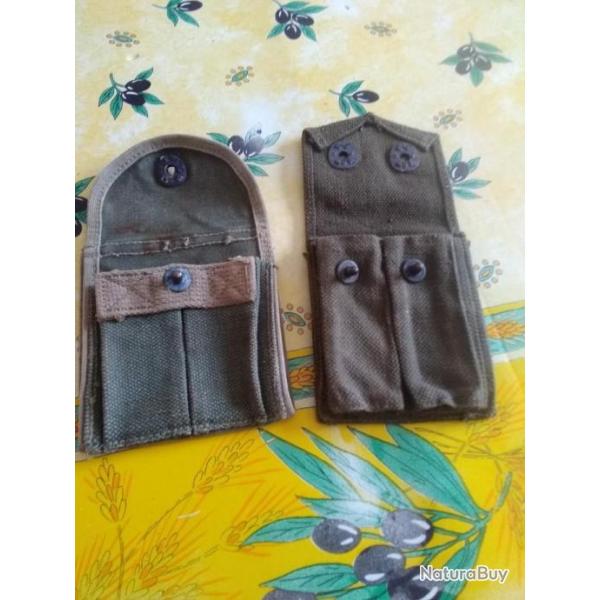 Lot de deux pochettes pour chargeurs