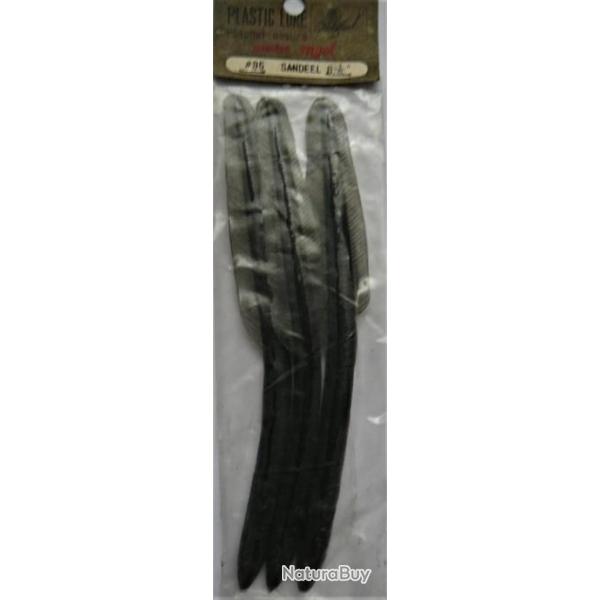 3 leurres sandeel ragot de 16.5cm noire